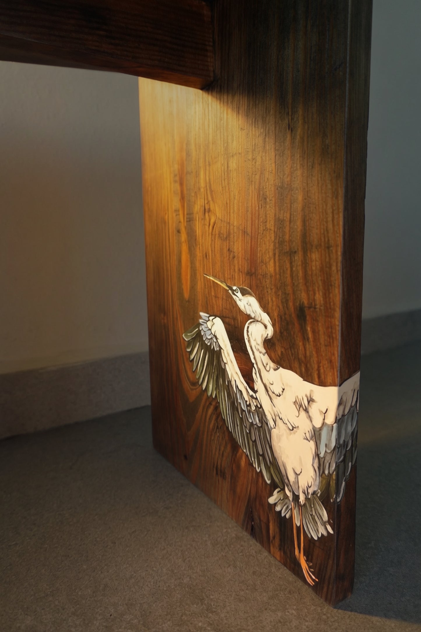 Yakisugi Crane Stool