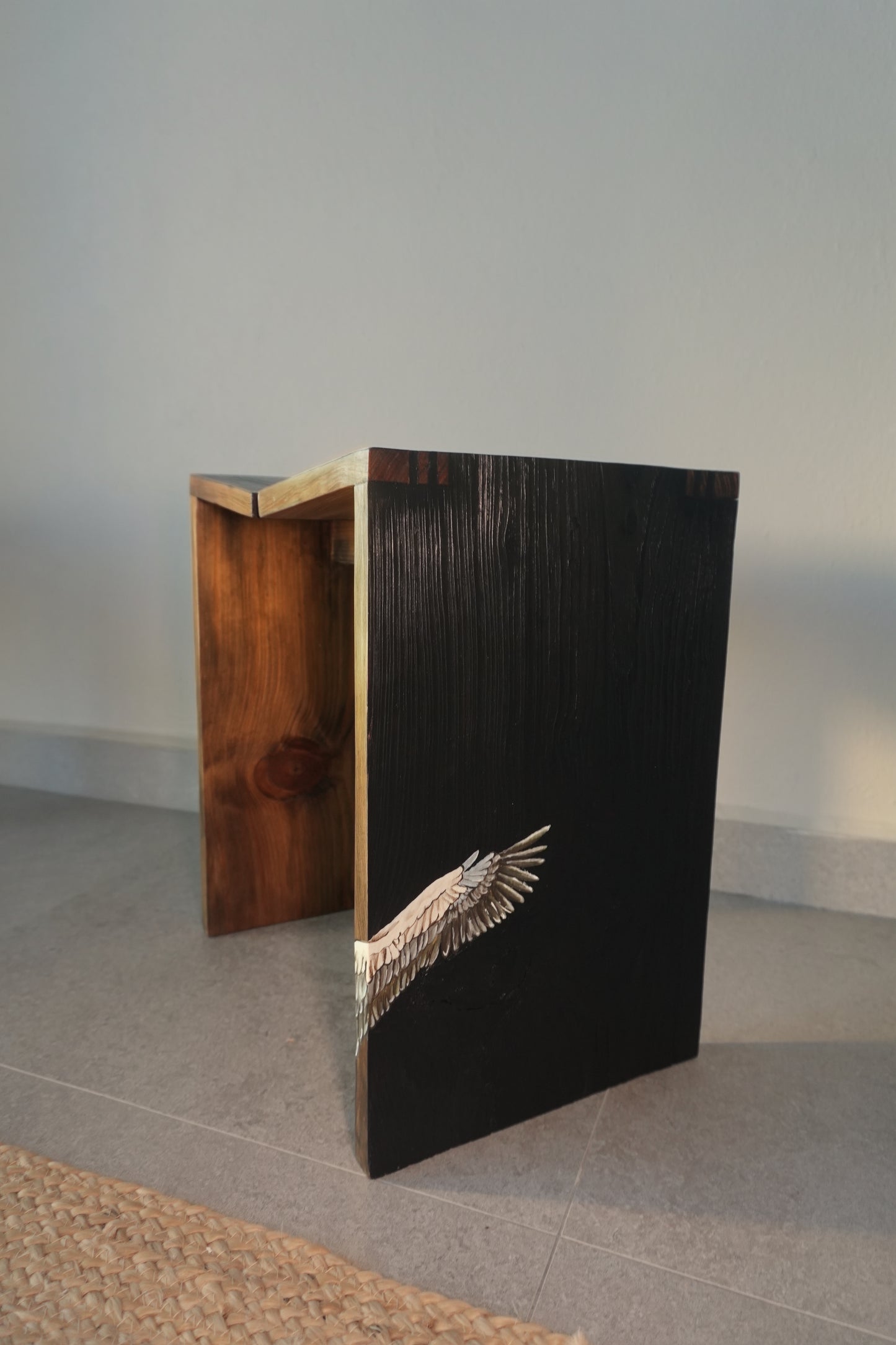 Yakisugi Crane Stool