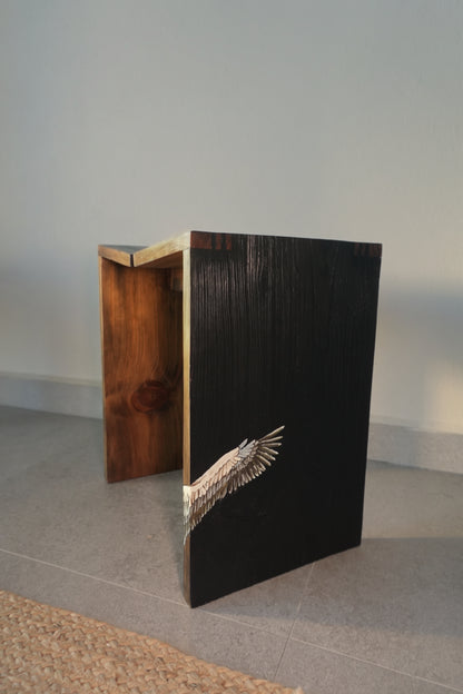 Yakisugi Crane Stool